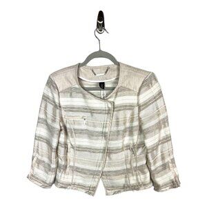 White House black market zip up‎ blazer